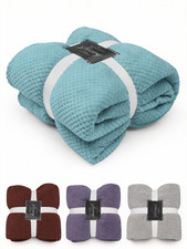 LUXURY POPCORN WAFFLE BLANKET