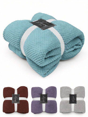 Luxury popcorn waffle blanket - luxury,