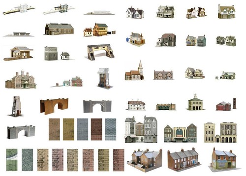 Superquick building card - building,