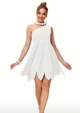 Wilma Flintstone Costume White