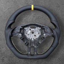 BMW 3 5 SERIES E46 E39 X5 E53 SPORT FLAT BOTTOM CUSTOM LEATHER STEERING WHEEL