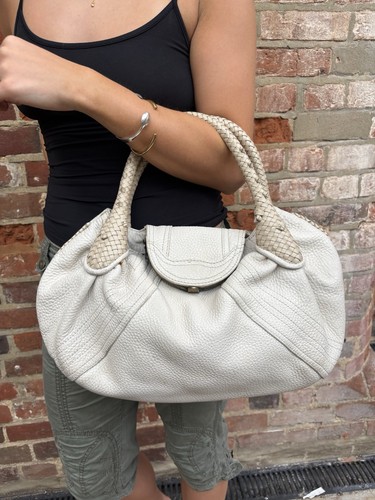 Fendi spy leather shoulder - , bag