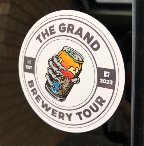 Sticker the grand brewery - grand,