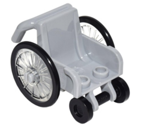 Lego city wheelchair - lego, (hospital