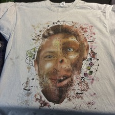 Coldplay,2016 Tee Shirt, Head Full Of Dreams Tour Mexico. Genuine Size L.