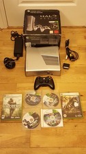 Limited Edition Xbox Halo Reach 360 Slim Console 250gb Bundle all leads 6 Games