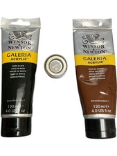 2 x Winsor & Newton  Acrylic 1x Humbrol Paint Matt 30 scenery Diorama modelling