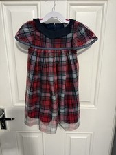NEXT Kids Girls’ Checked Dress (Age 2–3 Years / 98 cm)