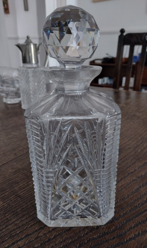 Vintage square cut crystal - square-cut,
