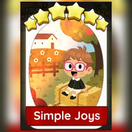 Simple joys - 1, x