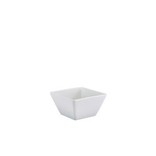 GenWare Porcelain Square Bowl For Hotels Restaurant 10.5cm/ 4" Pack of 6
