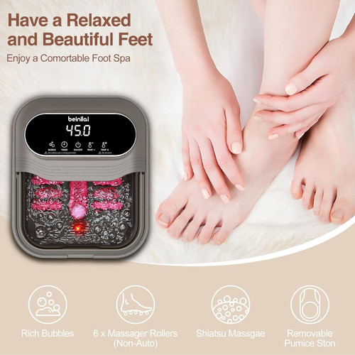 Collapsible foot spa and - collapsible,
