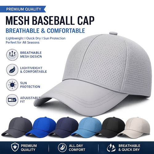 Men women mesh baseball - men,