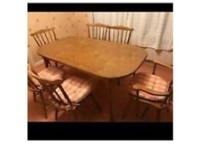 Dinette Teak Dining Table And 6 Chairs