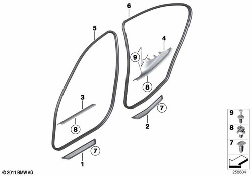 Bmw genuine front door - bmw,