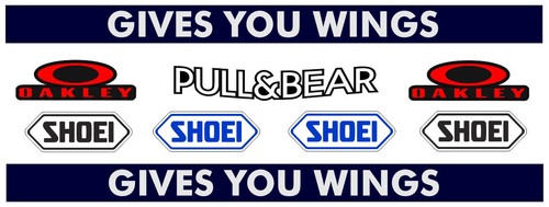 Visor stickers quality decals - stickers,