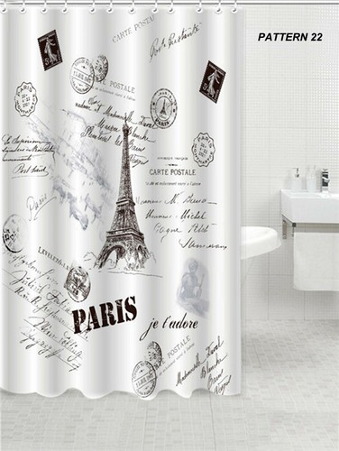 Shower curtain 100 polyester - curtain, 100%
