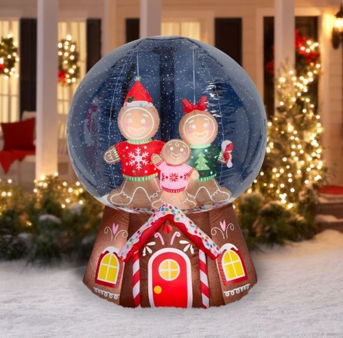Gingerbread family snow - 6,