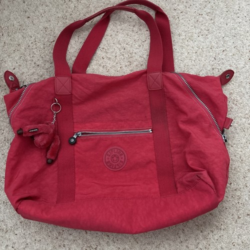 Red kipling art holdall - kipling,