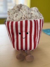 JELLYCAT Amuseables Popcorn BNWT Genuine Jellycat & Jellycat dust bag 