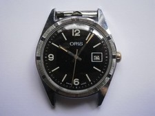Vintage gents wristwatch ORIS mechanical watch working need service 715 swiss