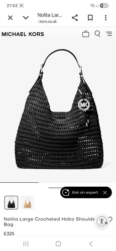 Michael kors black crochet - kors,