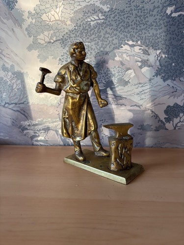 Vintage brass metal blacksmith - brass,