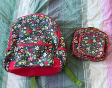 Frugi Rabbit Fields Backpack & Lunch Bag Set