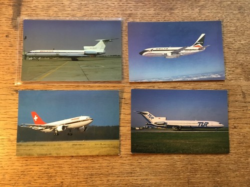 Aircraft aviation postcards - 4,