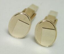 1970's Vintage Very Nice Pair Of 9ct Gold Cufflinks 22019