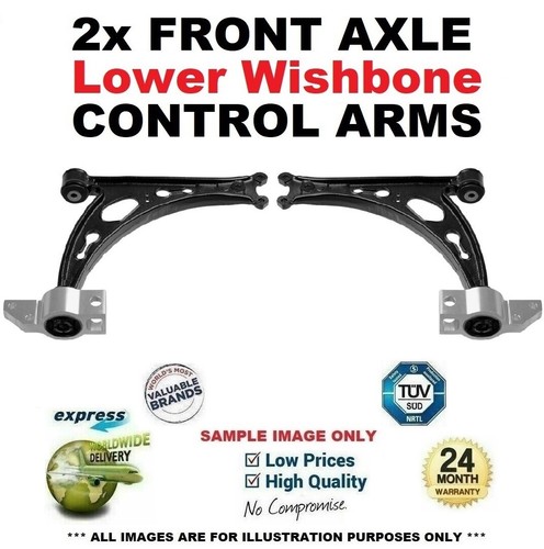 Front axle lower - 2x,