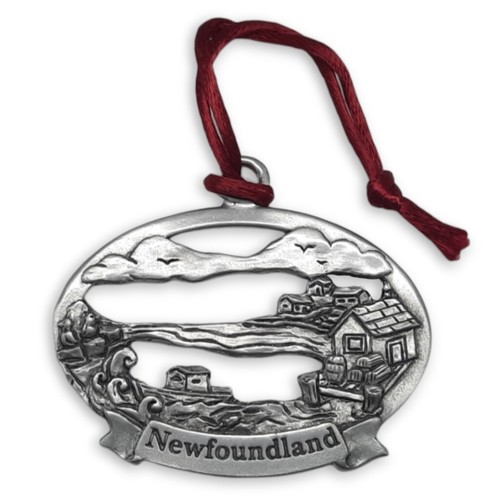 Pewter christmas tree ornament - christmas,