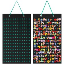 1pc Hanging Badge Storage Holder Shoe Charms Organizer Brooch Pin Display Stand