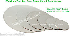 SGS STAINLESS STEEL BLANK DISC