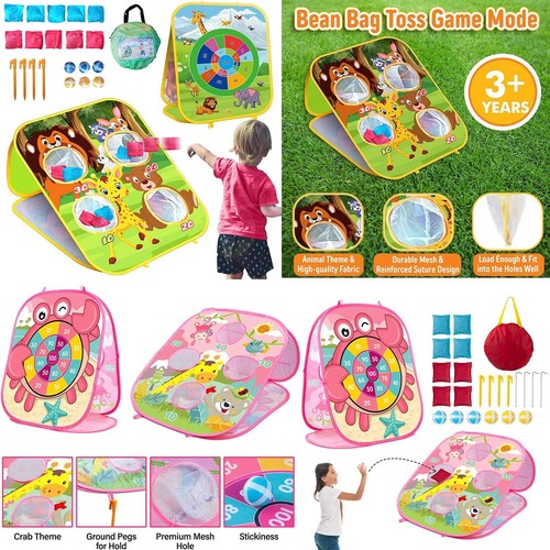 Toss game with bean - with,