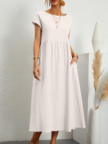 Women loose cotton - women's, linen