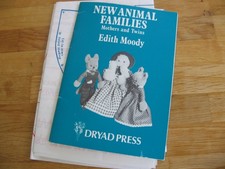 New  Animal Families- "Mothers and Twins" sewing pattern book - Edith Moody 1979