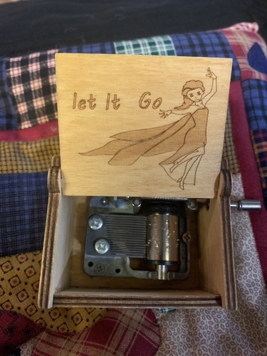 Music box let carved - music, box"let