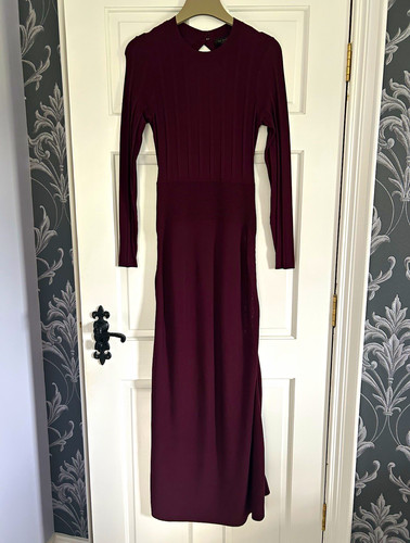 Ted baker purple ribbed - purple, knit