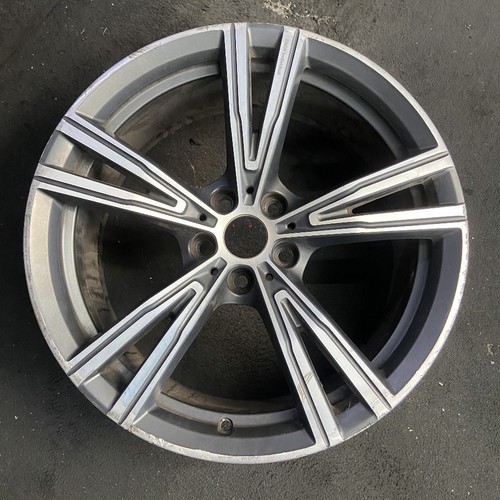 Front bmw machined charcoal - machined,
