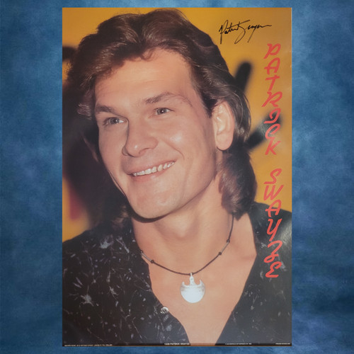 Patrick swayze signed poster - patrick,