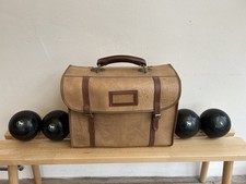 Henselite Super Grip - Size 3 Bowls / Woods includes Vintage Leather Bag