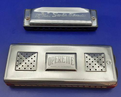 Vintage operette harmonica 2 - harmonica, (2