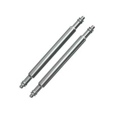 2x Wrist Watch Spring Bars Springbars Pins Stainless Steel | 18mm 20mm 22mm [UK]