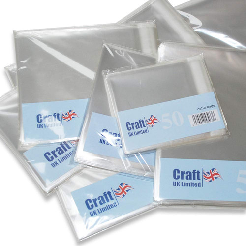 Clear cellophane bags 4 - cellophane, 4"