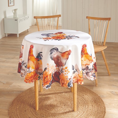 Rooster table cloth - rooster,
