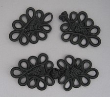 2 pairs large frog fasteners