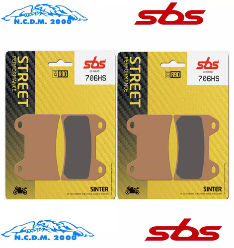 Sbs 706hs front brake pads - sbs,