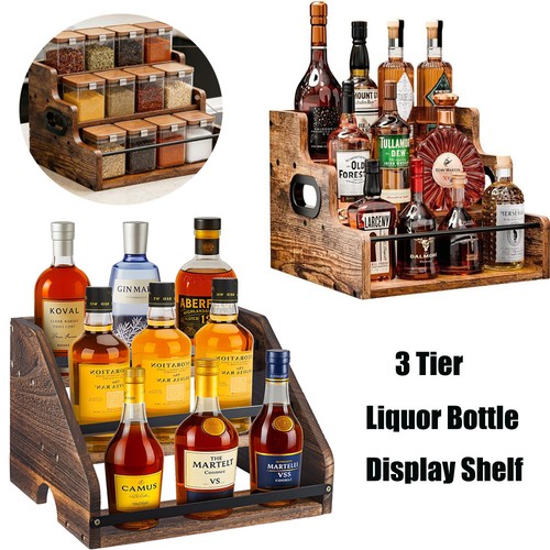 Liquor bottle display shelf - bottle,