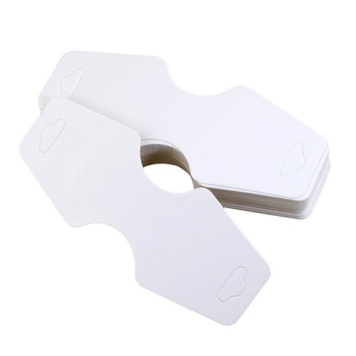 White paper necklace cards - paper,